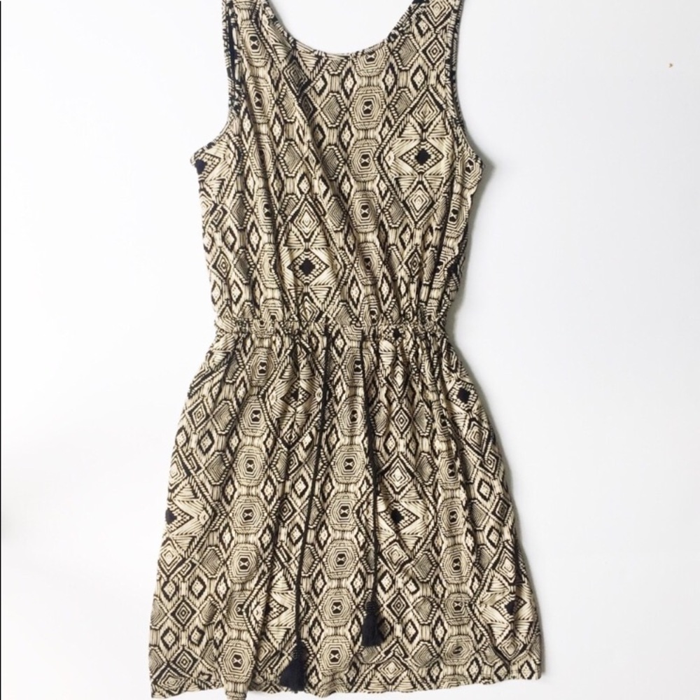 Lucky Brand Tribal Print Mid Length Dress